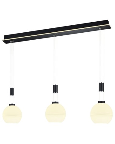 Suspension en métal noir