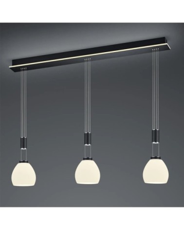 Suspension en métal noir