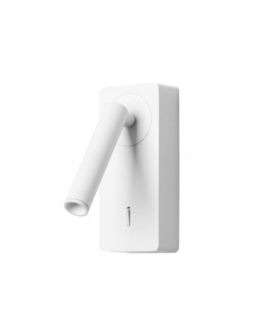 Lampe de Lecture LED Aluminium Blanc 6x15x14 CM