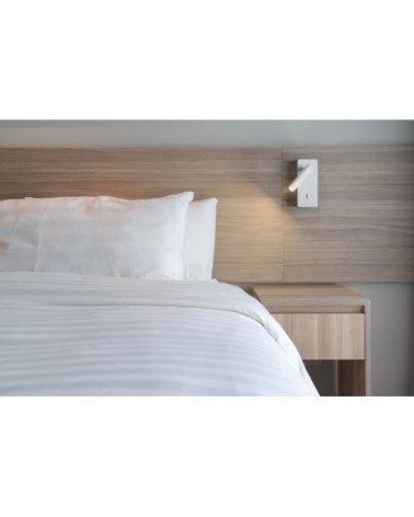 Lampe de Lecture LED Aluminium Blanc 6x15x14 CM