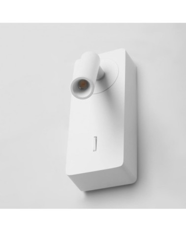 Lampe de Lecture LED Aluminium Blanc 6x15x14 CM