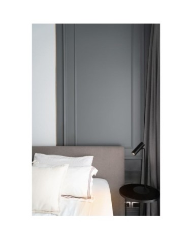 Lampe de Table Aluminium Noir 20x20x65 CM