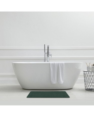 Tapis de bain en polyester uni cactus 50x80cm