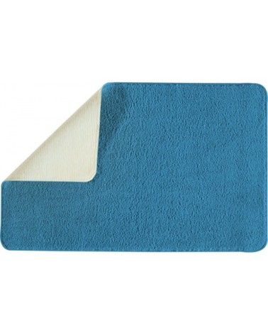 Tapis de bain en polyester uni pacifique 50x80cm