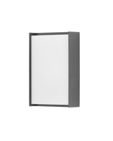 Applique Murale Extérieure Aluminium Gris 10x5x17 CM