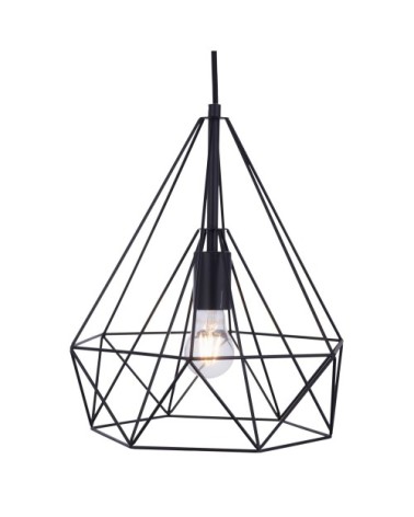 Suspension en métal noir