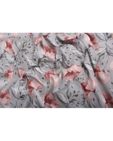 Parure de lit 3 pc en satin de coton 260x240cm+ 2TO 63x63cm imprimé