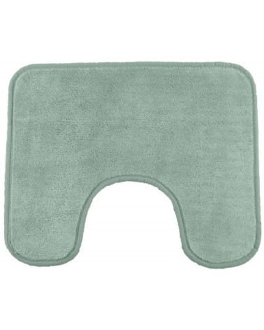 Tapis de toilette en polyester uni tilleul 50x40cm