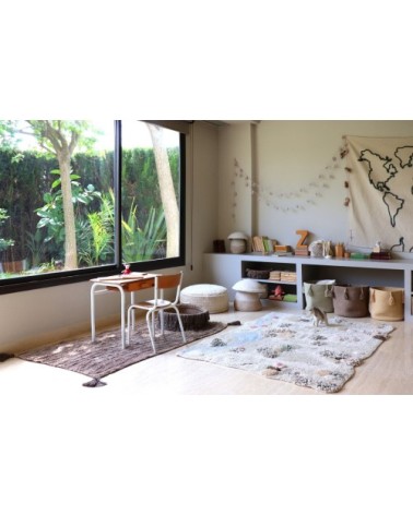 Tapis coton lavable tronc d'arbre 80x140cm