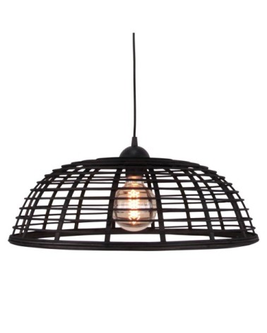 Suspension en bamboo noir