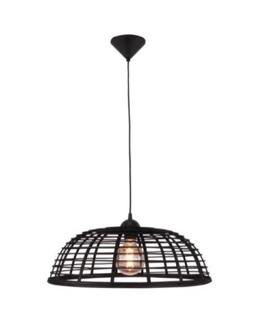 Suspension en bamboo noir