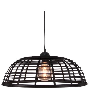 Suspension en bamboo noir