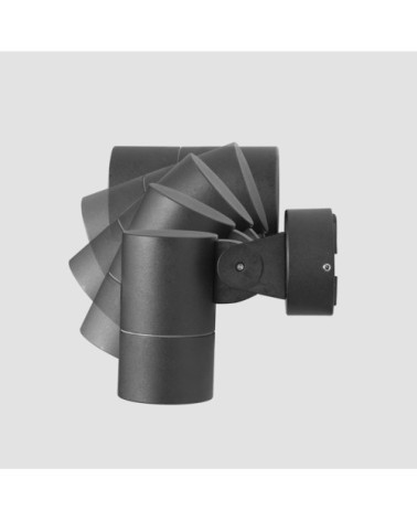 Projecteur de Plafond Aluminium Noir 12x7x15 CM