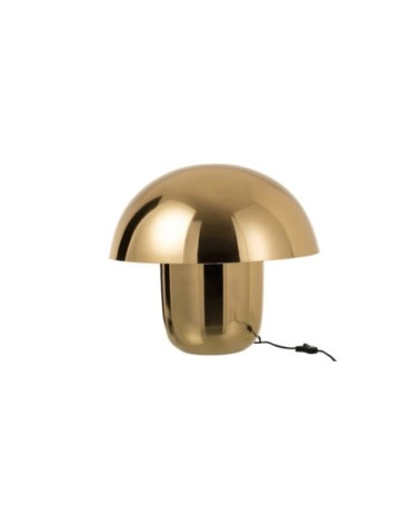 Lampe de table tendance en métal doré