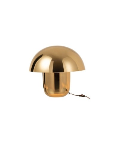 Lampe de table tendance en métal doré