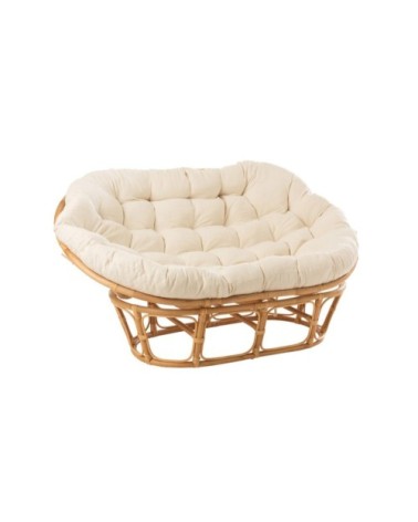 Fauteuil de jardin loveuse en rotin