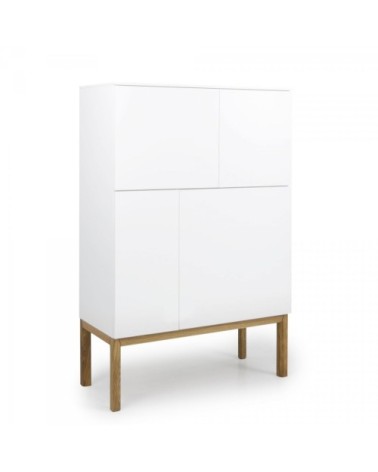 Buffet haut design scandinave blanc