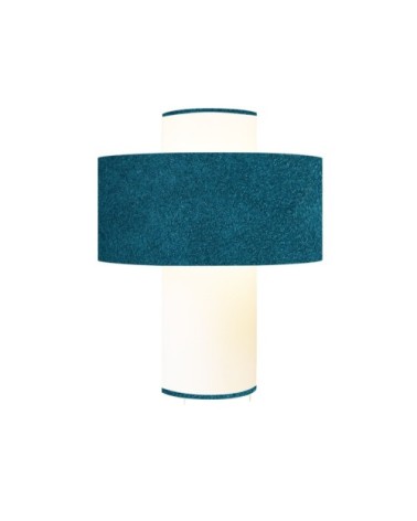 Lampe bleu doux D 35 cm