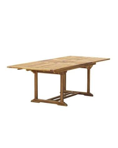 Table de jardin extensible en teck huilé 8/10 places