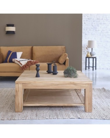 Table basse en teck massif