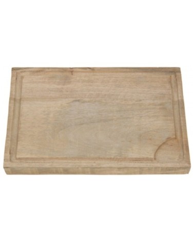 Planche à découper rectangulaire en bois de mangue