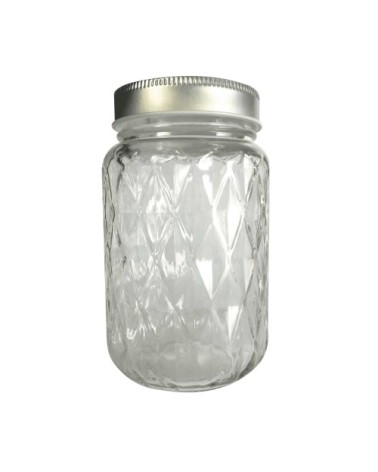 Bocal mason jar avec couvercle 37,5cl