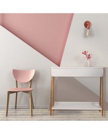 Console scandinave en bois avec tiroir ida