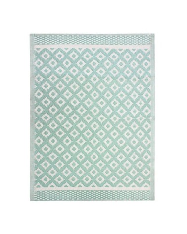 Tapis d'extérieur motifs géométriques vert 180x240