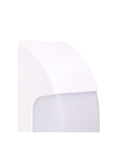 Applique Extérieure Polycarbonate Blanc 13x13x32 CM