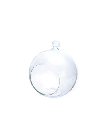 Boule verre ouverte 8cm