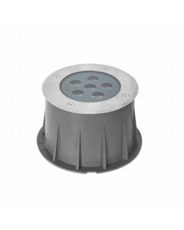 Projecteur Encastrable LED Acier inoxydable Gris 18x18x10 CM