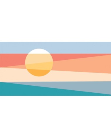 Papier peint panoramique dune 170 x 250  orange