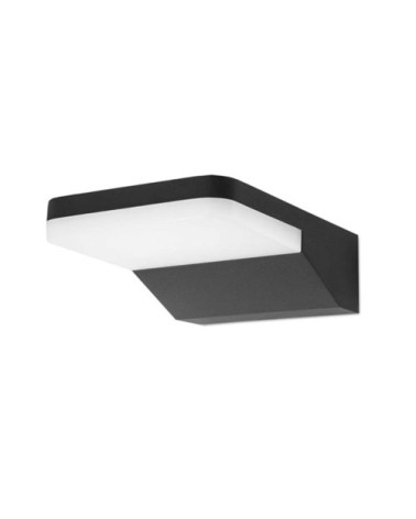 Applique Extérieure Aluminium Noir 12x17x5 CM