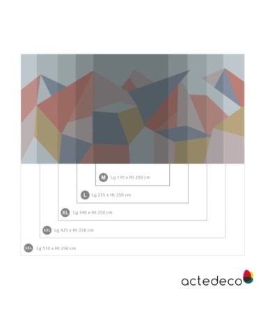 Papier peint panoramique le grand paradis   bleu