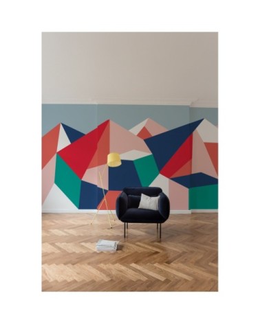 Papier peint panoramique le grand paradis   rouge