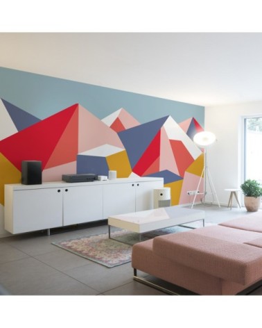 Papier peint panoramique le grand paradis   rose