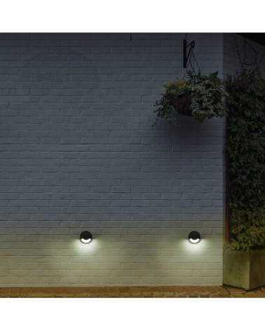Spot LED Encastrable Aluminium Noir 8x8x10 CM