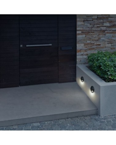 Spot LED Encastrable Aluminium Noir 8x8x10 CM