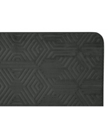 Tapis de bain mousse mémoire de forme en polyester anthracite 50x80cm