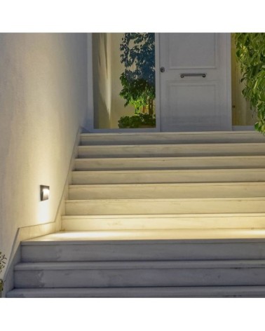 Projecteur LED Aluminium Noir 10x2x10 CM