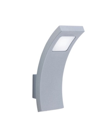 Applique Murale Aluminium Gris 12x8x21 CM