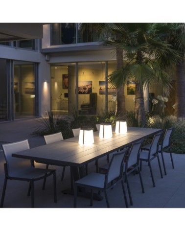 Lampe baladeuse et lanterne extérieur en plastique_synthetic gris