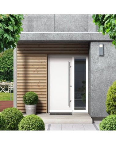 Applique Murale Aluminium Gris 12x8x21 CM