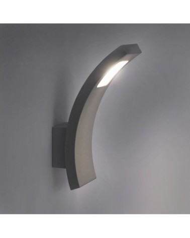 Applique Murale Aluminium Gris 12x8x21 CM
