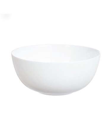 Saladier blanc verre opale extra résistant D21cm