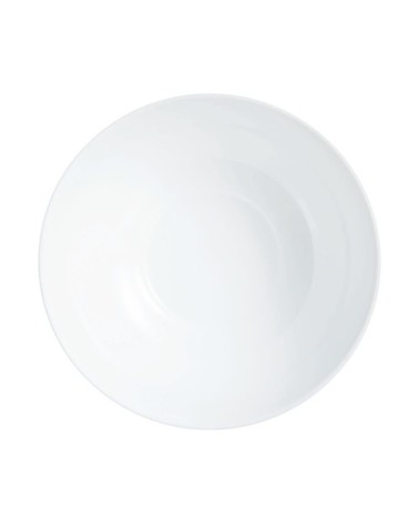 Saladier blanc verre opale extra résistant D21cm