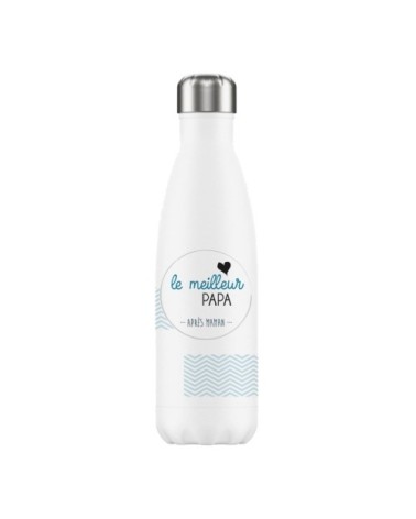 Bouteille isotherme en inox le meilleur papa 500ml
