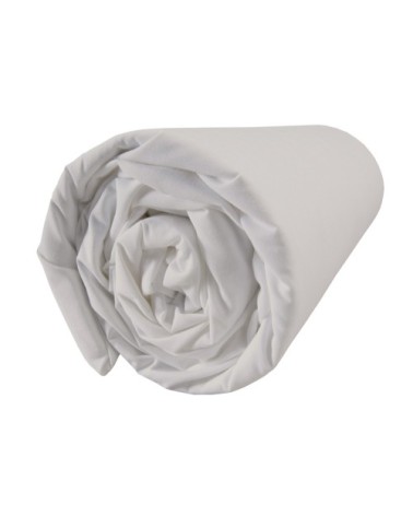 Drap-housse uni en coton lavé Lin 90x190/200cm - Bonnet 30cm
