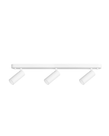 Projecteur Triple LED Acier Blanc 56x5x12 CM
