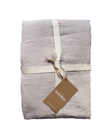 Housse de couette unie en lin lavé Naturel 260x240cm